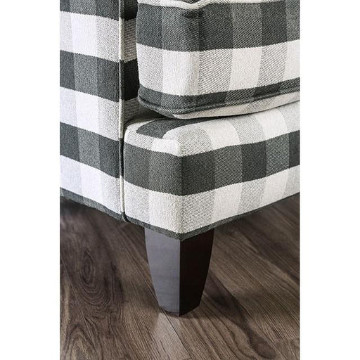 Patricia Ivory/Black Stripe Chair - Premium Chair from FOA East - Just $817.05! Shop now at Furniture Wholesale Plus  We are the best furniture store in Nashville, Hendersonville, Goodlettsville, Madison, Antioch, Mount Juliet, Lebanon, Gallatin, Springfield, Murfreesboro, Franklin, Brentwood