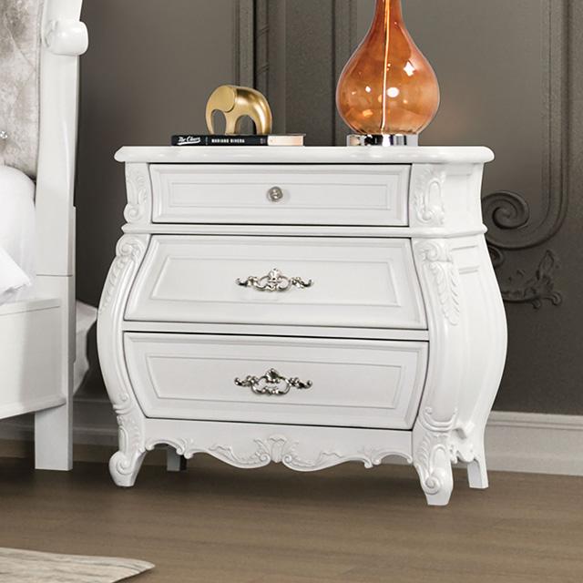 Valentini Nightstand - Premium Nightstand from FOA East - Just $487.50! Shop now at Furniture Wholesale Plus  We are the best furniture store in Nashville, Hendersonville, Goodlettsville, Madison, Antioch, Mount Juliet, Lebanon, Gallatin, Springfield, Murfreesboro, Franklin, Brentwood