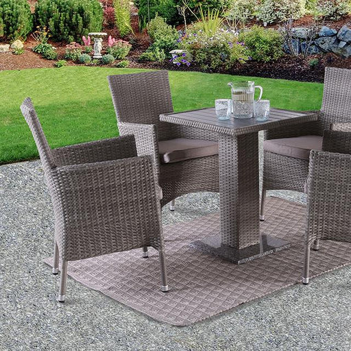 Aminta Patio Bistro Set (5PC) - Premium Outdoor Seating Set from FOA East - Just $700.05! Shop now at Furniture Wholesale Plus  We are the best furniture store in Nashville, Hendersonville, Goodlettsville, Madison, Antioch, Mount Juliet, Lebanon, Gallatin, Springfield, Murfreesboro, Franklin, Brentwood