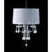 Jada White Ceiling Lamp - Premium Ceiling Lamp from FOA East - Just $134.55! Shop now at Furniture Wholesale Plus  We are the best furniture store in Nashville, Hendersonville, Goodlettsville, Madison, Antioch, Mount Juliet, Lebanon, Gallatin, Springfield, Murfreesboro, Franklin, Brentwood