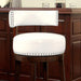 SHIRLEY Dark Oak/White 29" Bar Stool - Premium Barstool from FOA East - Just $407.55! Shop now at Furniture Wholesale Plus  We are the best furniture store in Nashville, Hendersonville, Goodlettsville, Madison, Antioch, Mount Juliet, Lebanon, Gallatin, Springfield, Murfreesboro, Franklin, Brentwood