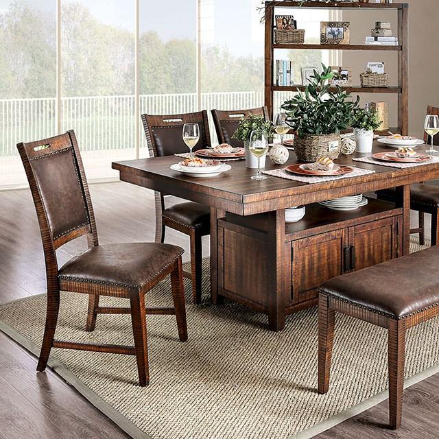 Wichita Light Walnut Dining Table - Premium Dining Table from FOA East - Just $785.85! Shop now at Furniture Wholesale Plus  We are the best furniture store in Nashville, Hendersonville, Goodlettsville, Madison, Antioch, Mount Juliet, Lebanon, Gallatin, Springfield, Murfreesboro, Franklin, Brentwood