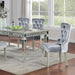 ADALIA Dining Table, Silver - Premium Dining Table from FOA East - Just $778.05! Shop now at Furniture Wholesale Plus  We are the best furniture store in Nashville, Hendersonville, Goodlettsville, Madison, Antioch, Mount Juliet, Lebanon, Gallatin, Springfield, Murfreesboro, Franklin, Brentwood