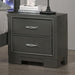 ALISON Night Stand, Dark Walnut - Premium Nightstand from FOA East - Just $175.50! Shop now at Furniture Wholesale Plus  We are the best furniture store in Nashville, Hendersonville, Goodlettsville, Madison, Antioch, Mount Juliet, Lebanon, Gallatin, Springfield, Murfreesboro, Franklin, Brentwood