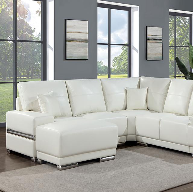 ALTHEA Sectional, White - Premium Sectional from FOA East - Just $1948.05! Shop now at Furniture Wholesale Plus  We are the best furniture store in Nashville, Hendersonville, Goodlettsville, Madison, Antioch, Mount Juliet, Lebanon, Gallatin, Springfield, Murfreesboro, Franklin, Brentwood