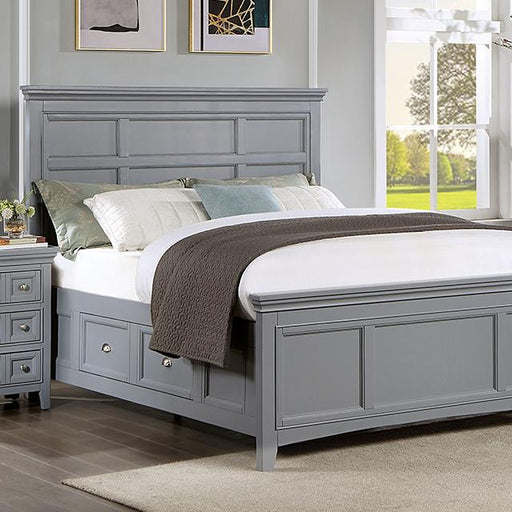 CASTLILE Full Bed, Gray - Premium Bed from FOA East - Just $934.05! Shop now at Furniture Wholesale Plus  We are the best furniture store in Nashville, Hendersonville, Goodlettsville, Madison, Antioch, Mount Juliet, Lebanon, Gallatin, Springfield, Murfreesboro, Franklin, Brentwood