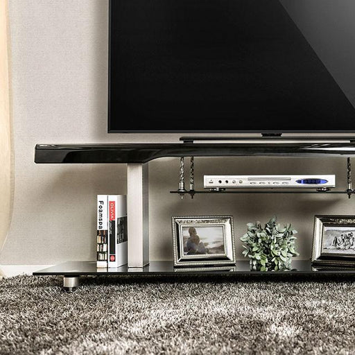 Dietrich Black 60" TV Console - Premium TV Stand from FOA East - Just $349.05! Shop now at Furniture Wholesale Plus  We are the best furniture store in Nashville, Hendersonville, Goodlettsville, Madison, Antioch, Mount Juliet, Lebanon, Gallatin, Springfield, Murfreesboro, Franklin, Brentwood