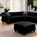 JOLANDA II Black Sectional, Black - Premium Sectional from FOA East - Just $2470.65! Shop now at Furniture Wholesale Plus  We are the best furniture store in Nashville, Hendersonville, Goodlettsville, Madison, Antioch, Mount Juliet, Lebanon, Gallatin, Springfield, Murfreesboro, Franklin, Brentwood