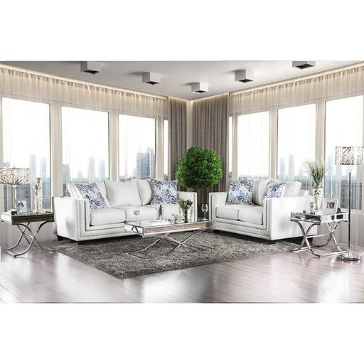 Ilse Off-White/Blue Sofa - Premium Sofa from FOA East - Just $1948.05! Shop now at Furniture Wholesale Plus  We are the best furniture store in Nashville, Hendersonville, Goodlettsville, Madison, Antioch, Mount Juliet, Lebanon, Gallatin, Springfield, Murfreesboro, Franklin, Brentwood