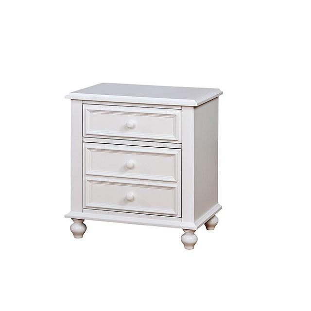 OLIVIA White Night Stand - Premium Nightstand from FOA East - Just $214.50! Shop now at Furniture Wholesale Plus  We are the best furniture store in Nashville, Hendersonville, Goodlettsville, Madison, Antioch, Mount Juliet, Lebanon, Gallatin, Springfield, Murfreesboro, Franklin, Brentwood