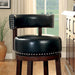 SHIRLEY Dark Oak/Black 29" Bar Stool - Premium Barstool from FOA East - Just $466.05! Shop now at Furniture Wholesale Plus  We are the best furniture store in Nashville, Hendersonville, Goodlettsville, Madison, Antioch, Mount Juliet, Lebanon, Gallatin, Springfield, Murfreesboro, Franklin, Brentwood