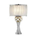 Simone White/Silver Table Lamp - Premium Table Lamp from FOA East - Just $173.55! Shop now at Furniture Wholesale Plus  We are the best furniture store in Nashville, Hendersonville, Goodlettsville, Madison, Antioch, Mount Juliet, Lebanon, Gallatin, Springfield, Murfreesboro, Franklin, Brentwood