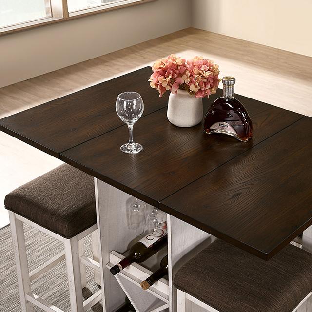 BINGHAM Counter Ht. Table w/ 2 x 15" Leaves - Premium Counter Height Table from FOA East - Just $427.05! Shop now at Furniture Wholesale Plus  We are the best furniture store in Nashville, Hendersonville, Goodlettsville, Madison, Antioch, Mount Juliet, Lebanon, Gallatin, Springfield, Murfreesboro, Franklin, Brentwood