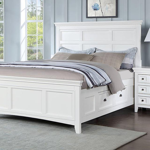 CASTILE Full Bed, White - Premium Youth Bed from FOA East - Just $914.55! Shop now at Furniture Wholesale Plus  We are the best furniture store in Nashville, Hendersonville, Goodlettsville, Madison, Antioch, Mount Juliet, Lebanon, Gallatin, Springfield, Murfreesboro, Franklin, Brentwood