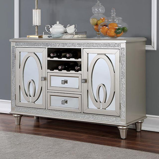 CATHALINA Server, Silver - Premium Server from FOA East - Just $1012.05! Shop now at Furniture Wholesale Plus  We are the best furniture store in Nashville, Hendersonville, Goodlettsville, Madison, Antioch, Mount Juliet, Lebanon, Gallatin, Springfield, Murfreesboro, Franklin, Brentwood