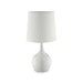 Edie White 23.5"H Glossy White Table Lamp - Premium Table Lamp from FOA East - Just $68.25! Shop now at Furniture Wholesale Plus  We are the best furniture store in Nashville, Hendersonville, Goodlettsville, Madison, Antioch, Mount Juliet, Lebanon, Gallatin, Springfield, Murfreesboro, Franklin, Brentwood