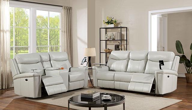 FLORINE Power Sofa, Light Gray - Premium Sofa from FOA East - Just $1402.05! Shop now at Furniture Wholesale Plus  We are the best furniture store in Nashville, Hendersonville, Goodlettsville, Madison, Antioch, Mount Juliet, Lebanon, Gallatin, Springfield, Murfreesboro, Franklin, Brentwood