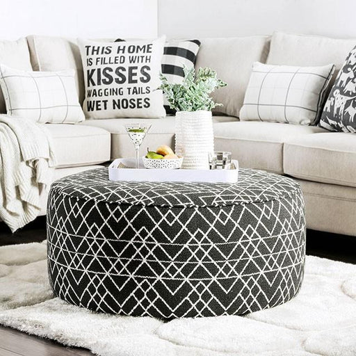 Patricia Black/Pattern Ottoman - Premium Ottoman from FOA East - Just $544.05! Shop now at Furniture Wholesale Plus  We are the best furniture store in Nashville, Hendersonville, Goodlettsville, Madison, Antioch, Mount Juliet, Lebanon, Gallatin, Springfield, Murfreesboro, Franklin, Brentwood