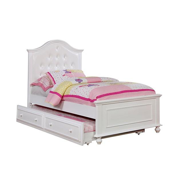 OLIVIA White Full Bed - Premium Bed from FOA East - Just $544.05! Shop now at Furniture Wholesale Plus  We are the best furniture store in Nashville, Hendersonville, Goodlettsville, Madison, Antioch, Mount Juliet, Lebanon, Gallatin, Springfield, Murfreesboro, Franklin, Brentwood