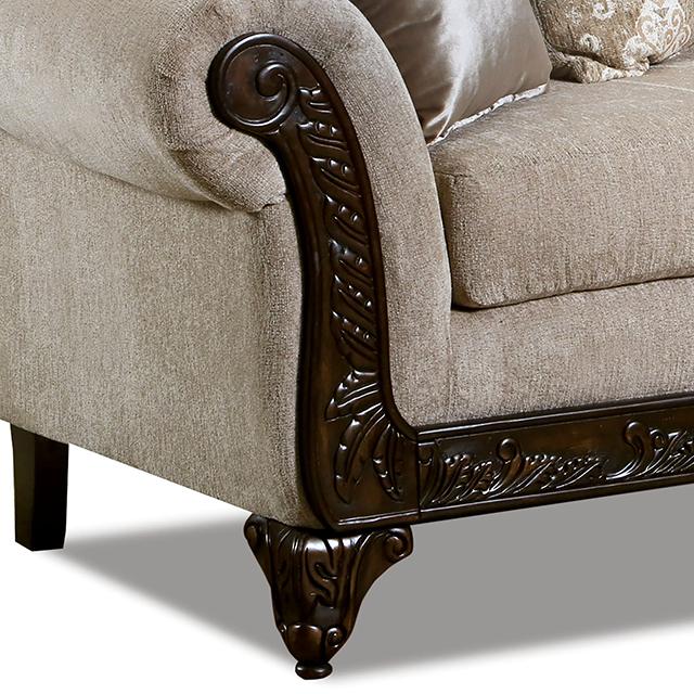 PANOZZO Loveseat - Premium Loveseat from FOA East - Just $799.50! Shop now at Furniture Wholesale Plus  We are the best furniture store in Nashville, Hendersonville, Goodlettsville, Madison, Antioch, Mount Juliet, Lebanon, Gallatin, Springfield, Murfreesboro, Franklin, Brentwood