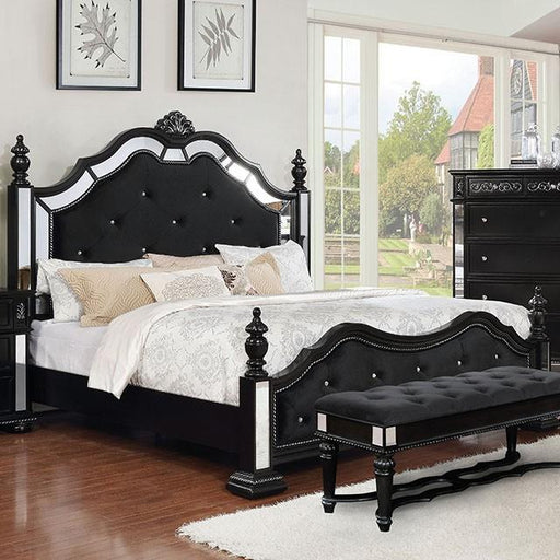 Azha Black Queen Bed - Premium Bed from FOA East - Just $1134.90! Shop now at Furniture Wholesale Plus  We are the best furniture store in Nashville, Hendersonville, Goodlettsville, Madison, Antioch, Mount Juliet, Lebanon, Gallatin, Springfield, Murfreesboro, Franklin, Brentwood