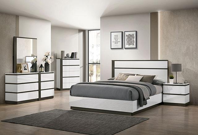 BIRSFELDEN Queen Bed, White - Premium Bed from FOA East - Just $485.55! Shop now at Furniture Wholesale Plus  We are the best furniture store in Nashville, Hendersonville, Goodlettsville, Madison, Antioch, Mount Juliet, Lebanon, Gallatin, Springfield, Murfreesboro, Franklin, Brentwood