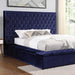 GOLATI Cal.King Bed, Blue - Premium Bed from FOA East - Just $986.70! Shop now at Furniture Wholesale Plus  We are the best furniture store in Nashville, Hendersonville, Goodlettsville, Madison, Antioch, Mount Juliet, Lebanon, Gallatin, Springfield, Murfreesboro, Franklin, Brentwood