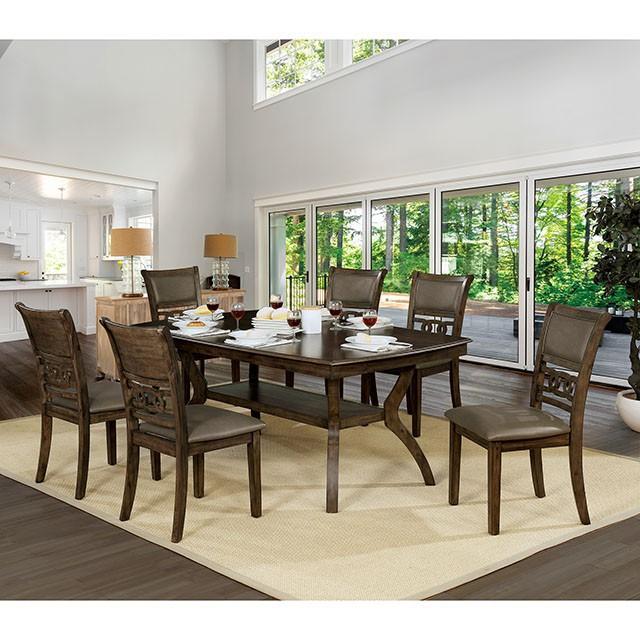 Holly Satin Walnut Dining Table - Premium Dining Table from FOA East - Just $290.55! Shop now at Furniture Wholesale Plus  We are the best furniture store in Nashville, Hendersonville, Goodlettsville, Madison, Antioch, Mount Juliet, Lebanon, Gallatin, Springfield, Murfreesboro, Franklin, Brentwood