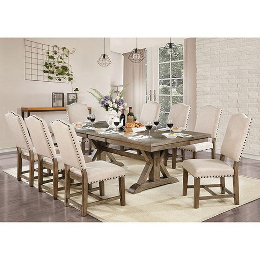 Julia Light Oak Dining Table - Premium Dining Table from FOA East - Just $778.05! Shop now at Furniture Wholesale Plus  We are the best furniture store in Nashville, Hendersonville, Goodlettsville, Madison, Antioch, Mount Juliet, Lebanon, Gallatin, Springfield, Murfreesboro, Franklin, Brentwood