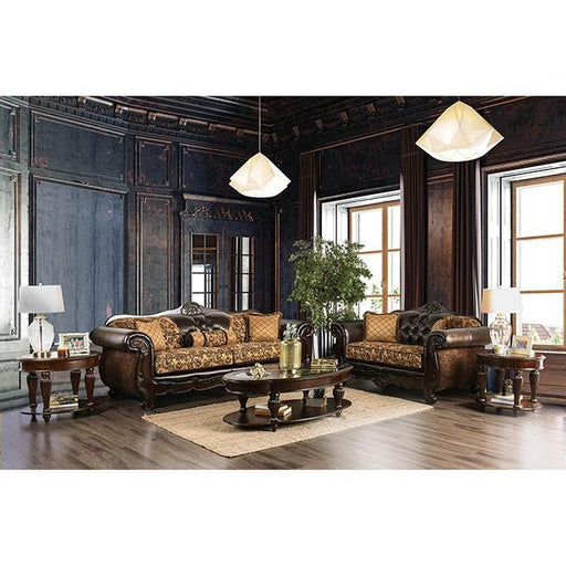 Quirino Tan/Dark Brown Sofa - Premium Sofa from FOA East - Just $1714.05! Shop now at Furniture Wholesale Plus  We are the best furniture store in Nashville, Hendersonville, Goodlettsville, Madison, Antioch, Mount Juliet, Lebanon, Gallatin, Springfield, Murfreesboro, Franklin, Brentwood