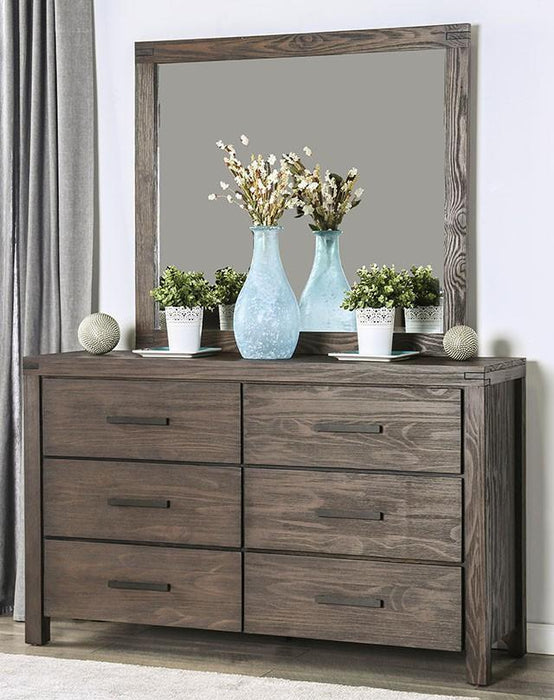 Rexburg Wire-Brushed Rustic Brown Dresser - Premium Dresser from FOA East - Just $614.25! Shop now at Furniture Wholesale Plus  We are the best furniture store in Nashville, Hendersonville, Goodlettsville, Madison, Antioch, Mount Juliet, Lebanon, Gallatin, Springfield, Murfreesboro, Franklin, Brentwood