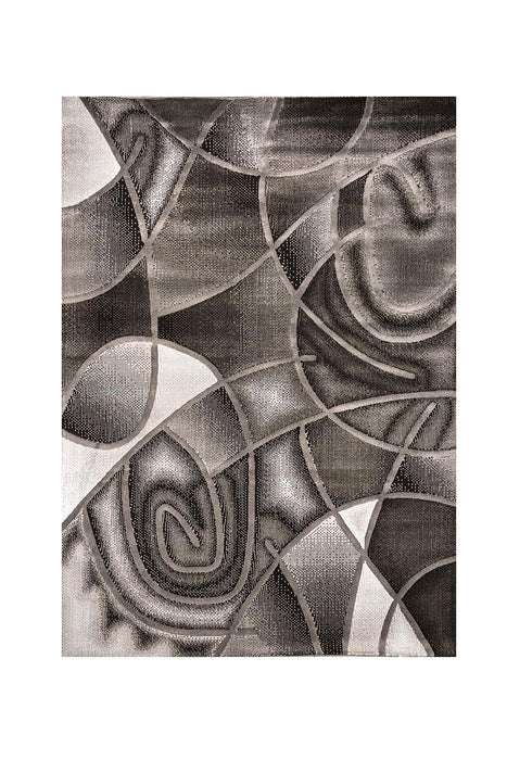 Sivas Gray/Black 8' X 10' Area Rug - Premium Rug from FOA East - Just $193.05! Shop now at Furniture Wholesale Plus  We are the best furniture store in Nashville, Hendersonville, Goodlettsville, Madison, Antioch, Mount Juliet, Lebanon, Gallatin, Springfield, Murfreesboro, Franklin, Brentwood