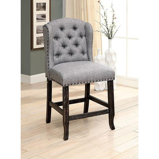 SANIA Counter Ht. Wingback Chair (2/CTN) - Premium Barstool from FOA East - Just $448.50! Shop now at Furniture Wholesale Plus  We are the best furniture store in Nashville, Hendersonville, Goodlettsville, Madison, Antioch, Mount Juliet, Lebanon, Gallatin, Springfield, Murfreesboro, Franklin, Brentwood