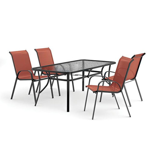 Pierro 5 Pc. Outdoor Dining Set - Premium Outdoor Dining Set from FOA East - Just $778.05! Shop now at Furniture Wholesale Plus  We are the best furniture store in Nashville, Hendersonville, Goodlettsville, Madison, Antioch, Mount Juliet, Lebanon, Gallatin, Springfield, Murfreesboro, Franklin, Brentwood