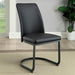 Saskia Dark Gray/Black Side Chair (2/CTN) - Premium Dining Chair from FOA East - Just $312! Shop now at Furniture Wholesale Plus  We are the best furniture store in Nashville, Hendersonville, Goodlettsville, Madison, Antioch, Mount Juliet, Lebanon, Gallatin, Springfield, Murfreesboro, Franklin, Brentwood