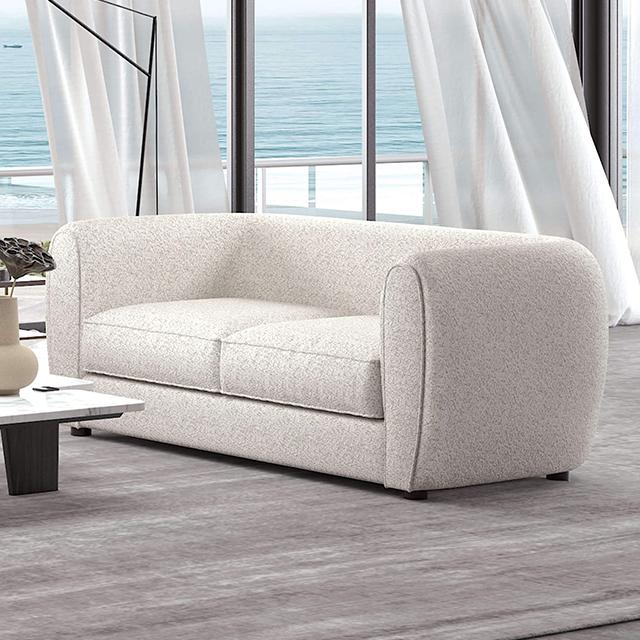 VERDAL Loveseat, Off-White - Premium Loveseat from FOA East - Just $936! Shop now at Furniture Wholesale Plus  We are the best furniture store in Nashville, Hendersonville, Goodlettsville, Madison, Antioch, Mount Juliet, Lebanon, Gallatin, Springfield, Murfreesboro, Franklin, Brentwood