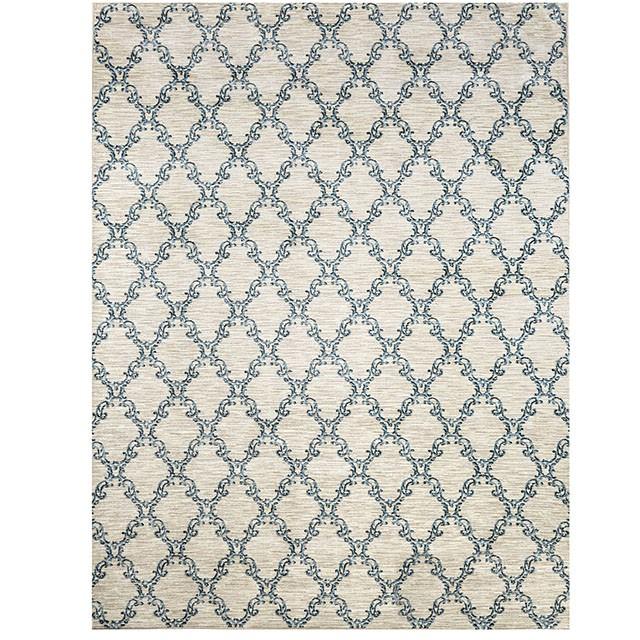 Acanthus Light Gray/Blue 5' X 8' Area Rug - Premium Rug from FOA East - Just $224.25! Shop now at Furniture Wholesale Plus  We are the best furniture store in Nashville, Hendersonville, Goodlettsville, Madison, Antioch, Mount Juliet, Lebanon, Gallatin, Springfield, Murfreesboro, Franklin, Brentwood