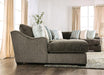 FARRINGDON Sectional, Dark Gray - Premium Sectional from FOA East - Just $4288.05! Shop now at Furniture Wholesale Plus  We are the best furniture store in Nashville, Hendersonville, Goodlettsville, Madison, Antioch, Mount Juliet, Lebanon, Gallatin, Springfield, Murfreesboro, Franklin, Brentwood