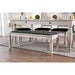 Georgia Antique White/Gray Bench - Premium Bench from FOA East - Just $234! Shop now at Furniture Wholesale Plus  We are the best furniture store in Nashville, Hendersonville, Goodlettsville, Madison, Antioch, Mount Juliet, Lebanon, Gallatin, Springfield, Murfreesboro, Franklin, Brentwood