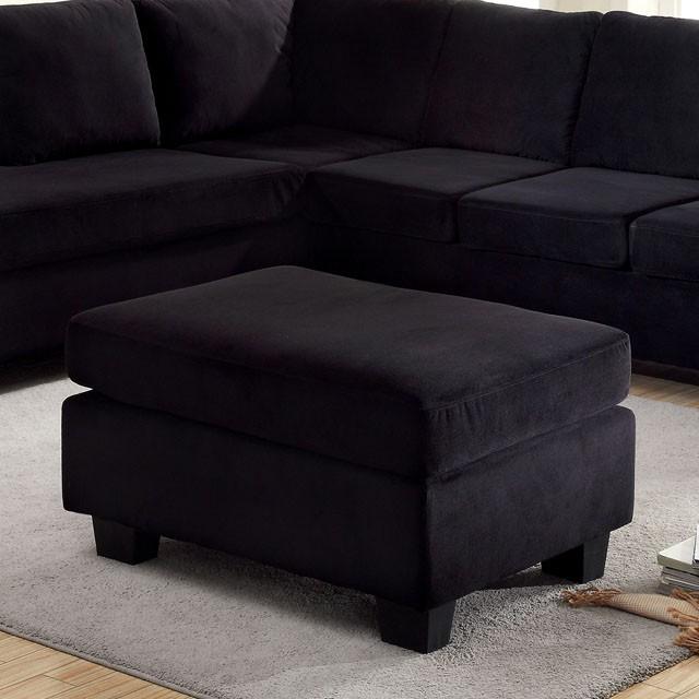 LOMMA Black Ottoman - Premium Ottoman from FOA East - Just $218.40! Shop now at Furniture Wholesale Plus  We are the best furniture store in Nashville, Hendersonville, Goodlettsville, Madison, Antioch, Mount Juliet, Lebanon, Gallatin, Springfield, Murfreesboro, Franklin, Brentwood