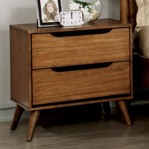 Lennart Oak Night Stand - Premium Nightstand from FOA East - Just $195! Shop now at Furniture Wholesale Plus  We are the best furniture store in Nashville, Hendersonville, Goodlettsville, Madison, Antioch, Mount Juliet, Lebanon, Gallatin, Springfield, Murfreesboro, Franklin, Brentwood