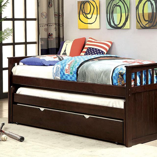 Gartel Espresso Nesting Daybed - Premium Daybed from FOA East - Just $491.40! Shop now at Furniture Wholesale Plus  We are the best furniture store in Nashville, Hendersonville, Goodlettsville, Madison, Antioch, Mount Juliet, Lebanon, Gallatin, Springfield, Murfreesboro, Franklin, Brentwood