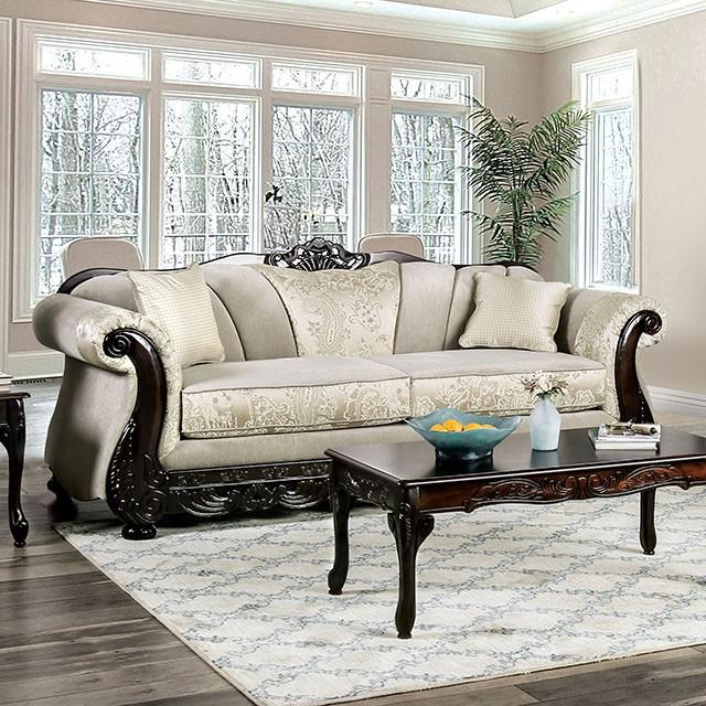 Newdale Ivory Sofa - Premium Sofa from FOA East - Just $1480.05! Shop now at Furniture Wholesale Plus  We are the best furniture store in Nashville, Hendersonville, Goodlettsville, Madison, Antioch, Mount Juliet, Lebanon, Gallatin, Springfield, Murfreesboro, Franklin, Brentwood