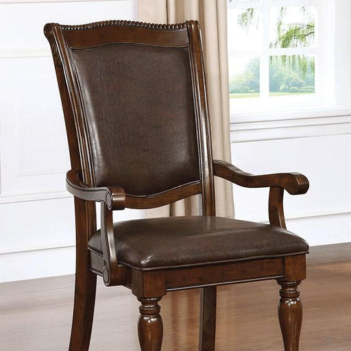 Alpena Brown Cherry/Espresso Arm Chair (2/CTN) - Premium Dining Chair from FOA East - Just $292.50! Shop now at Furniture Wholesale Plus  We are the best furniture store in Nashville, Hendersonville, Goodlettsville, Madison, Antioch, Mount Juliet, Lebanon, Gallatin, Springfield, Murfreesboro, Franklin, Brentwood