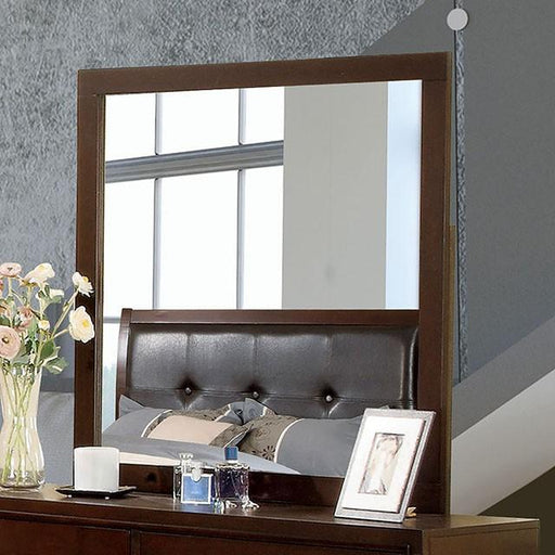 Gerico II Brown Cherry Mirror - Premium Mirror from FOA East - Just $128.70! Shop now at Furniture Wholesale Plus  We are the best furniture store in Nashville, Hendersonville, Goodlettsville, Madison, Antioch, Mount Juliet, Lebanon, Gallatin, Springfield, Murfreesboro, Franklin, Brentwood