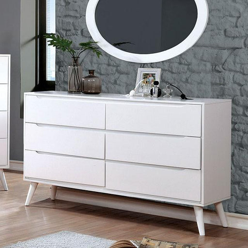 LENNART II White Dresser - Premium Dresser from FOA East - Just $585! Shop now at Furniture Wholesale Plus  We are the best furniture store in Nashville, Hendersonville, Goodlettsville, Madison, Antioch, Mount Juliet, Lebanon, Gallatin, Springfield, Murfreesboro, Franklin, Brentwood