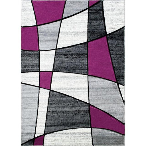 Niksar Gray/Purple 5' X 7' Area Rug - Premium Rug from FOA East - Just $154.05! Shop now at Furniture Wholesale Plus  We are the best furniture store in Nashville, Hendersonville, Goodlettsville, Madison, Antioch, Mount Juliet, Lebanon, Gallatin, Springfield, Murfreesboro, Franklin, Brentwood