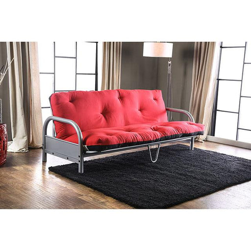 Aksel Black/Red Futon Mattress, Black & Red - Premium Futon Mattress from FOA East - Just $193.05! Shop now at Furniture Wholesale Plus  We are the best furniture store in Nashville, Hendersonville, Goodlettsville, Madison, Antioch, Mount Juliet, Lebanon, Gallatin, Springfield, Murfreesboro, Franklin, Brentwood