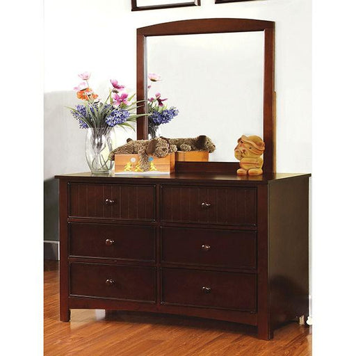 Corry Dark Walnut Dresser - Premium Dresser from FOA East - Just $526.50! Shop now at Furniture Wholesale Plus  We are the best furniture store in Nashville, Hendersonville, Goodlettsville, Madison, Antioch, Mount Juliet, Lebanon, Gallatin, Springfield, Murfreesboro, Franklin, Brentwood