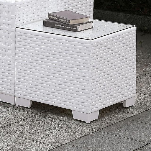 Somani End Table - Premium Outdoor Seating from FOA East - Just $198.90! Shop now at Furniture Wholesale Plus  We are the best furniture store in Nashville, Hendersonville, Goodlettsville, Madison, Antioch, Mount Juliet, Lebanon, Gallatin, Springfield, Murfreesboro, Franklin, Brentwood